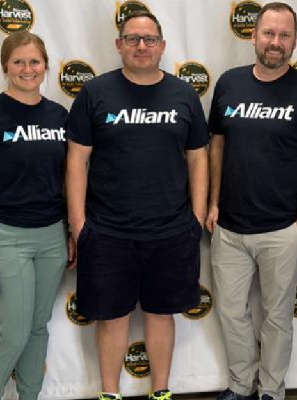 Some of the Alliant team at Second Harvest for Volunteer Service Hours!